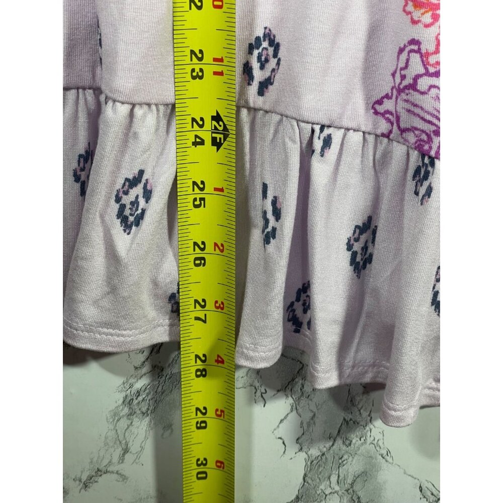 Style & Co Gigi Runway Lavender Floral Blouse with Ruffle Sleeves Sz 2X - Picture 7 of 9